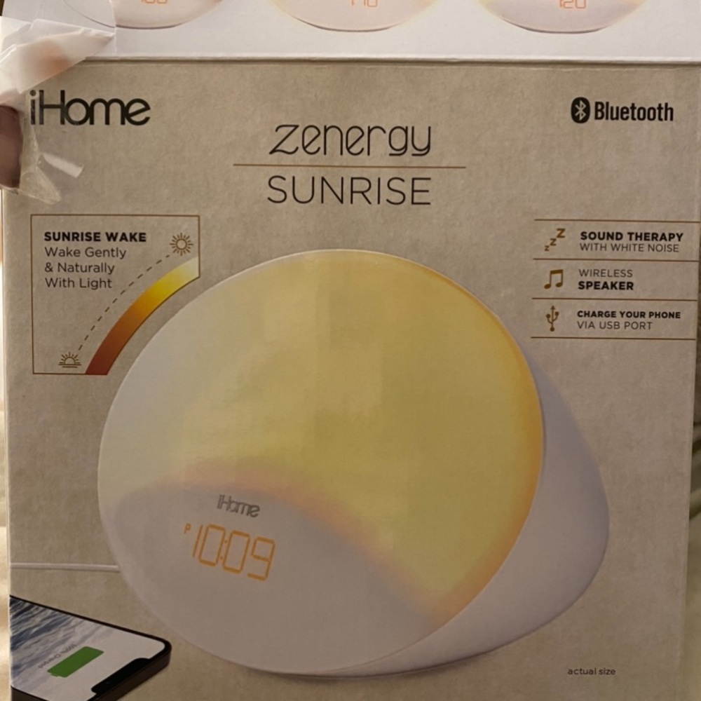 Ihome alarm clock energy clock and speaker